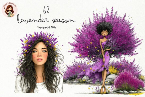 Download Watercolor Lavender Season PNG Clipart - Png Collection