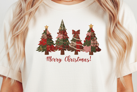 Download Patchwork Christmas Tree PNG Plaid X-Mas - Png Collection