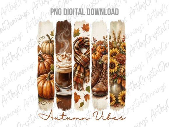 Download Cozy Autumn Vibes Fall Brushstroke PNG - Png Collection