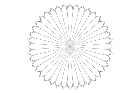 Download Round Line Label Rosette. Abstract Decor - Abstract decor Collection