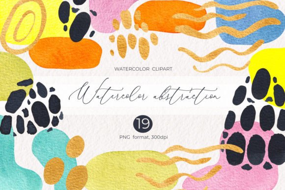 Download Watercolor Abstract Spots PNG - Png Collection