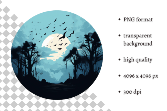 Download Cute Halloween Scenery PNG Clipart - Png Collection
